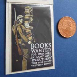 WW1.....Books Wanted for Soldiers Poster